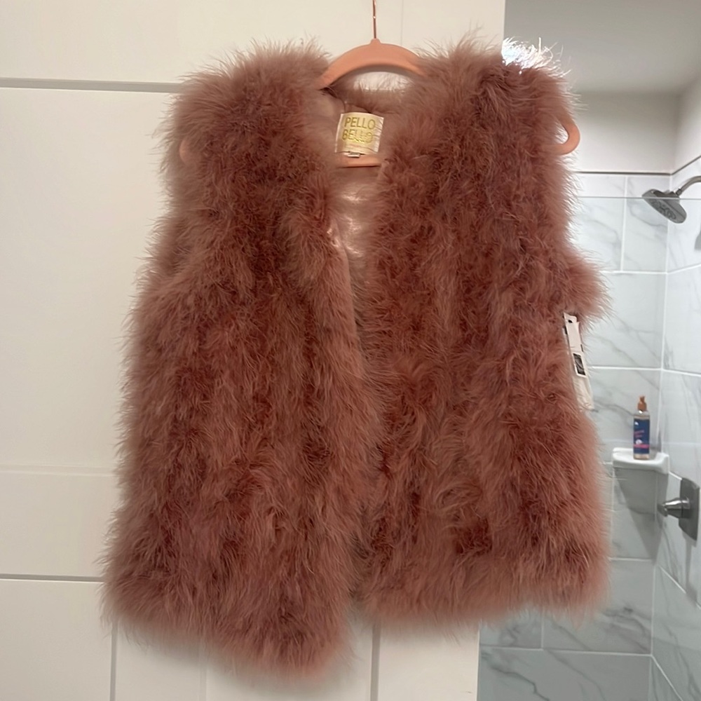 Pello Bello feather vest